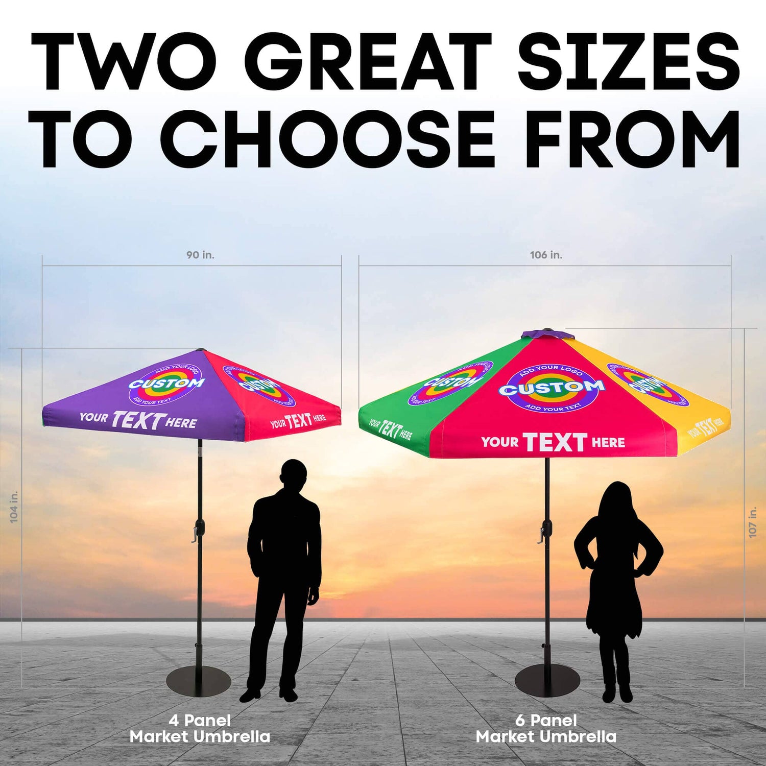 Custom Patio Umbrella (6-Panel) | Market Umbrella Custom Patio Umbrella (6-Panel) | Market Umbrella