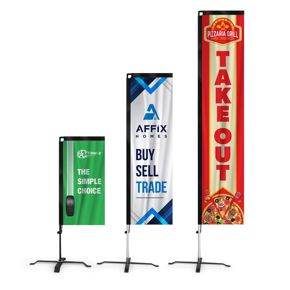 Custom Rectangle Banner Flags - Free Designs | LookOurWay