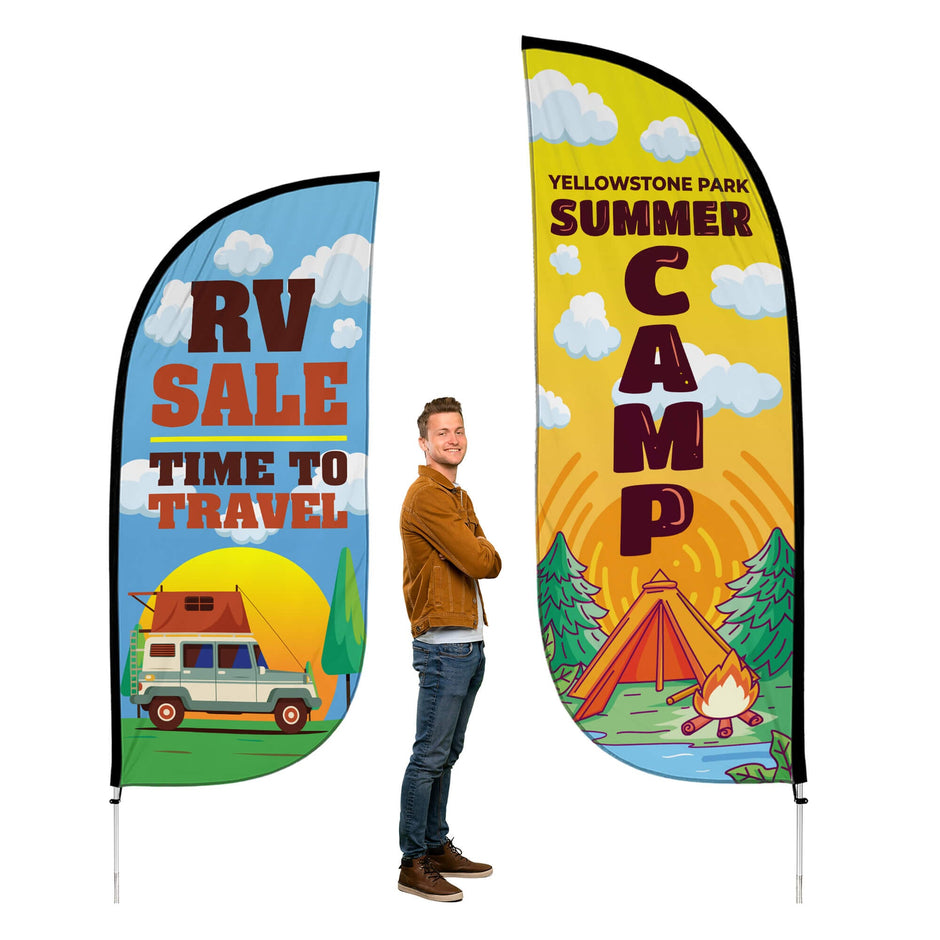 Fedex Flag Custom Printed Feather Flags & Feather Banners | LookOurWay