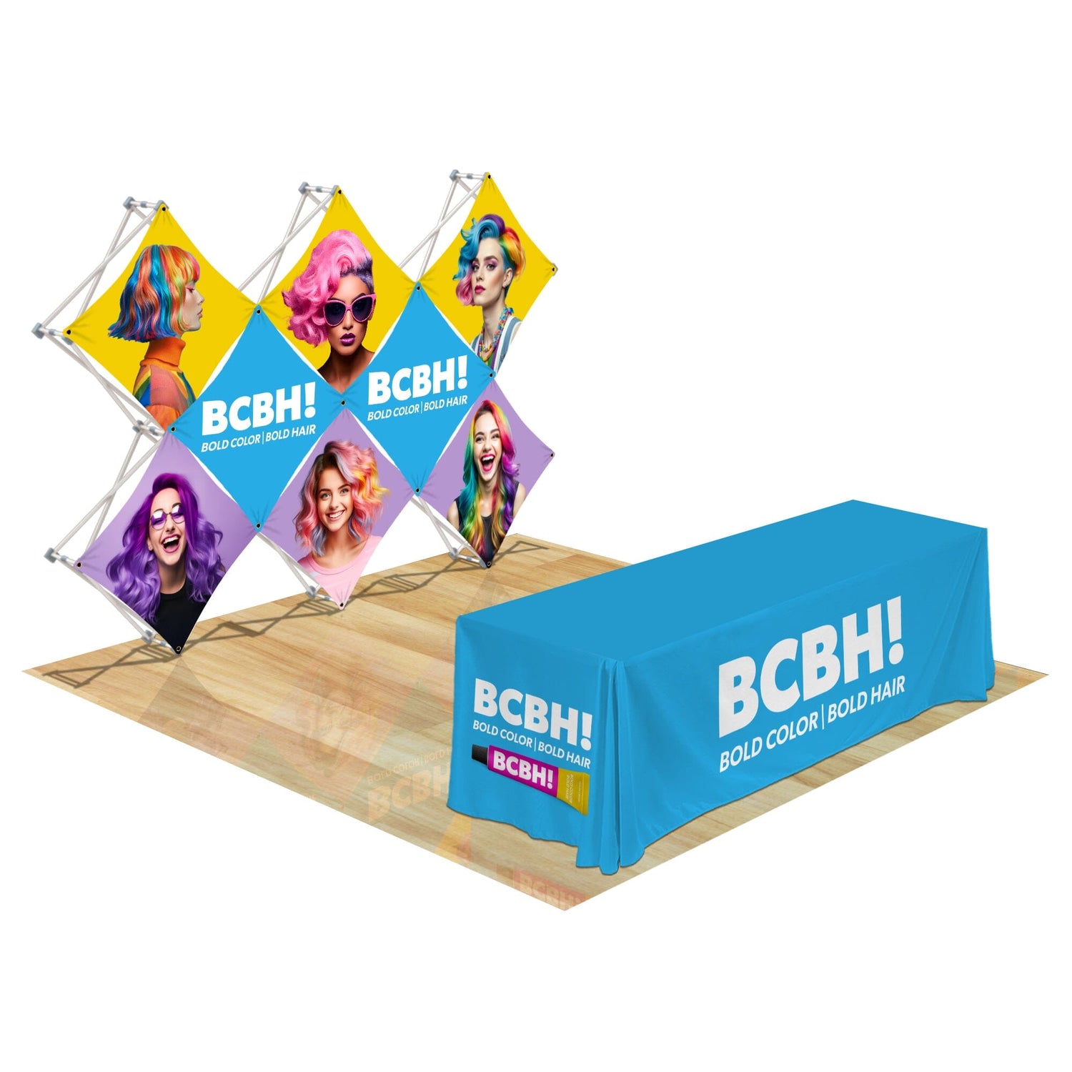 Complete Set w/ Hardware / 8ft Table Throw