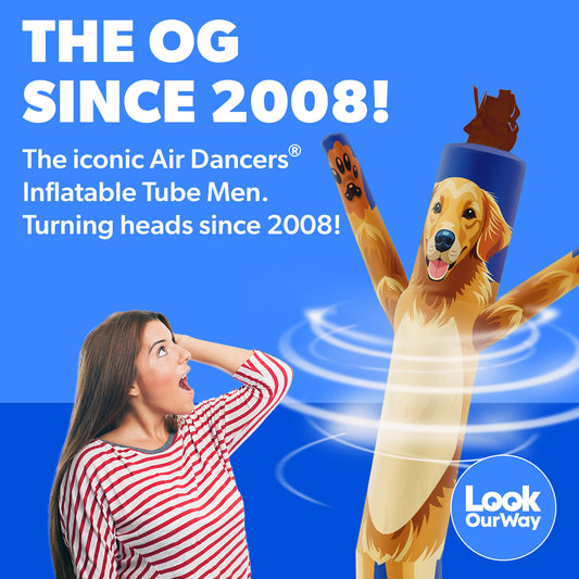 Dog Air Dancers® Inflatable Tube Man 6ft