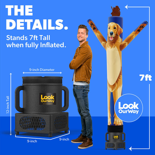 Dog Air Dancers® Inflatable Tube Man 6ft