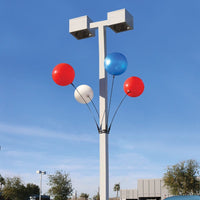 Reusable Vinyl Balloon Light Pole Kit - 4 Balloons 