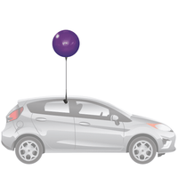 Duraballoon Reusable Car Window Kit