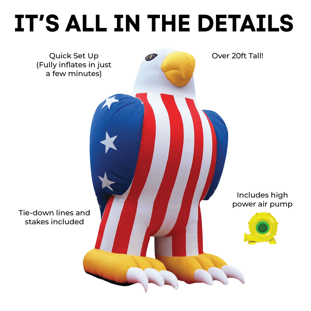 20ft Giant Inflatable Eagle – LookOurWay