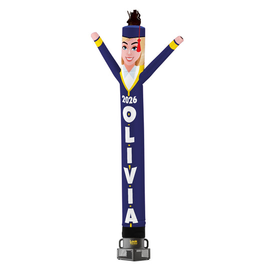 Custom Graduation Air Dancers® Inflatable Tube Man