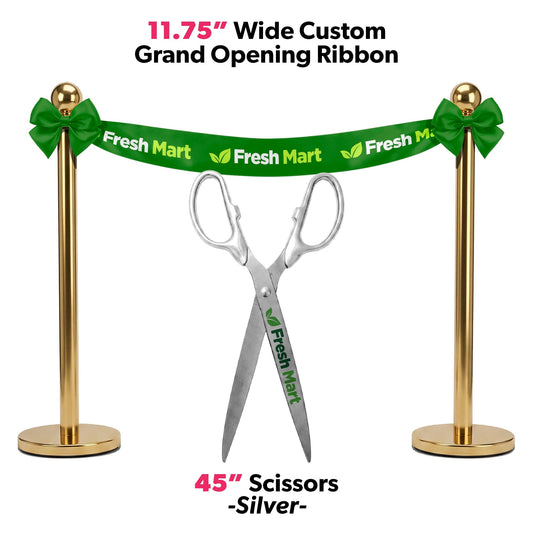 Grand Opening Ribbon Cutting Package w/ Giant Scissors