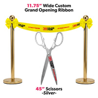 Grand Opening Ribbon Cutting Package w/ Giant Scissors