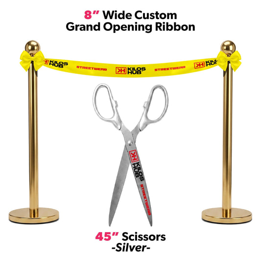 Grand Opening Ribbon Cutting Package w/ Giant Scissors