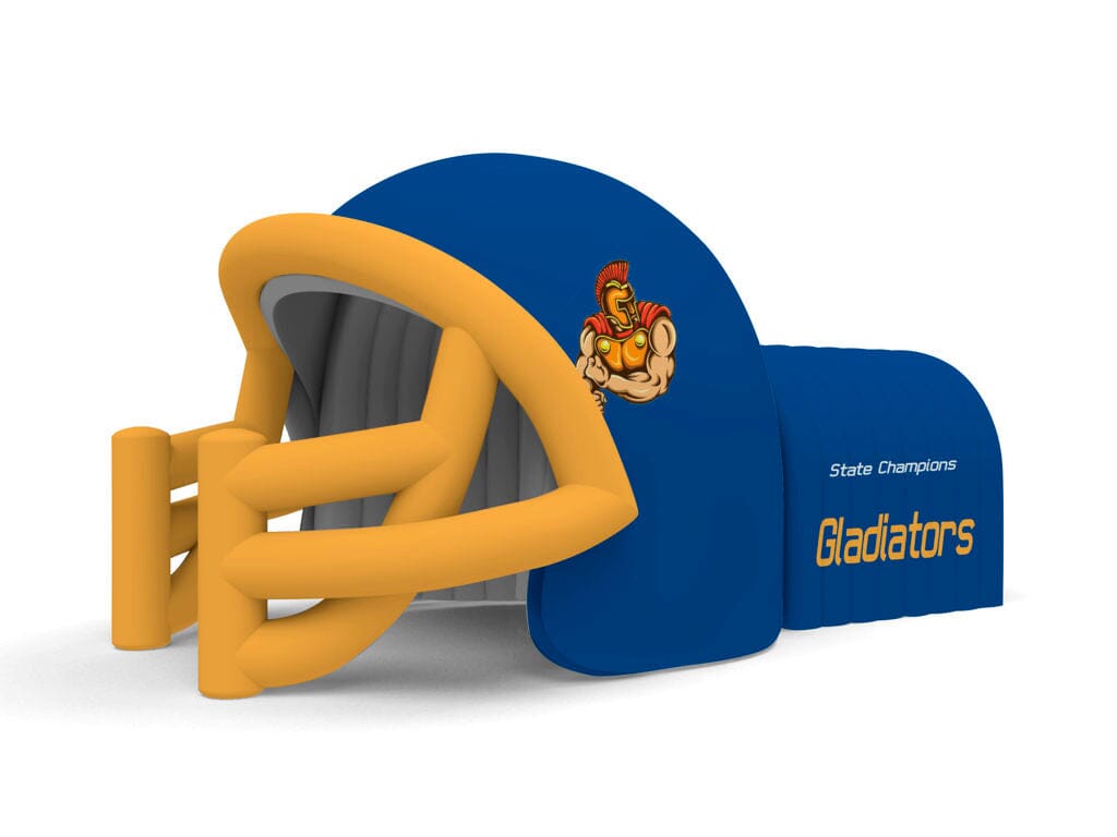 badinflatable football helmet run through Inflatable Tunnel | Inflatable Advertising Built for durability and visual impact NFL takes first-ever step to