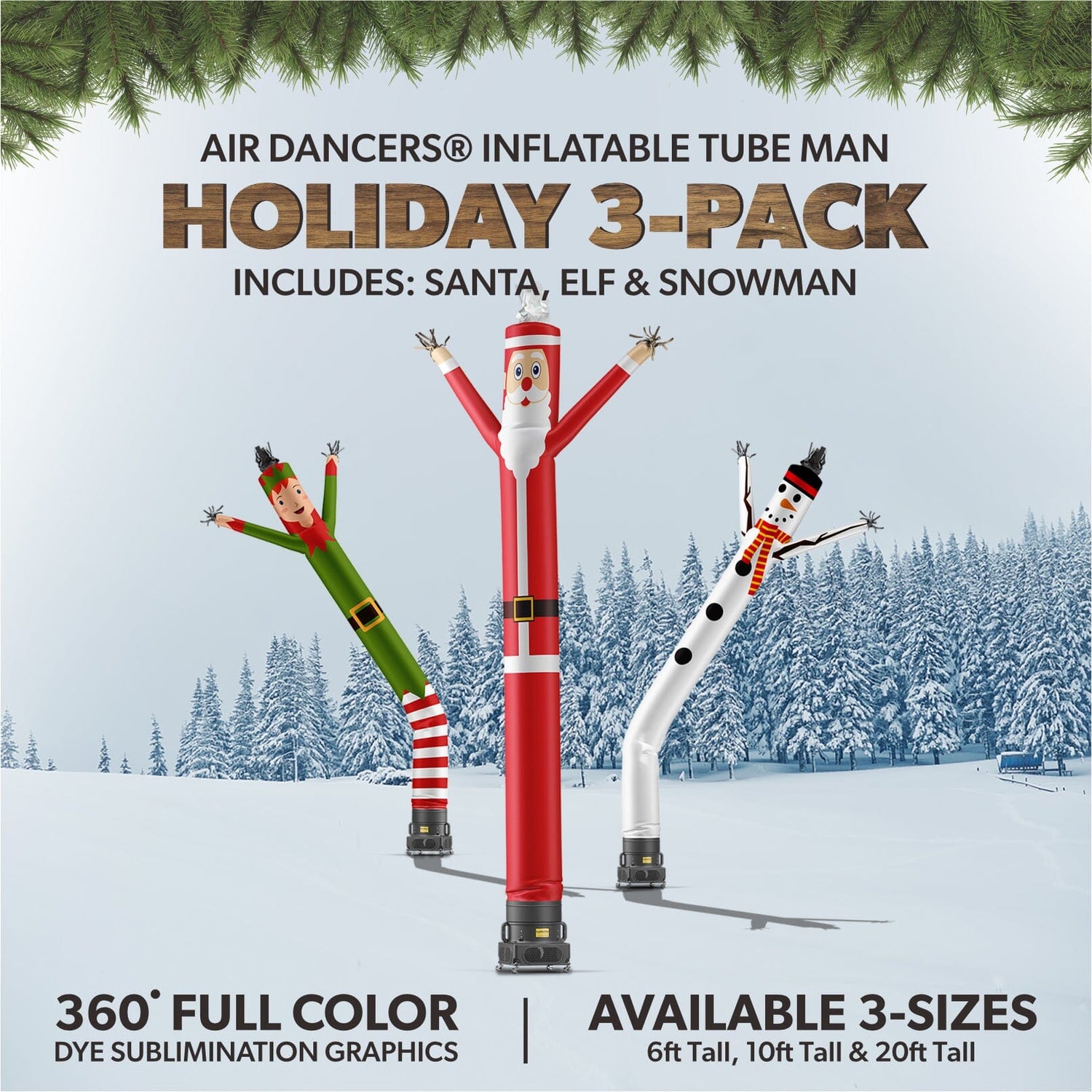 Air Dancers® Holiday 3 Pack 