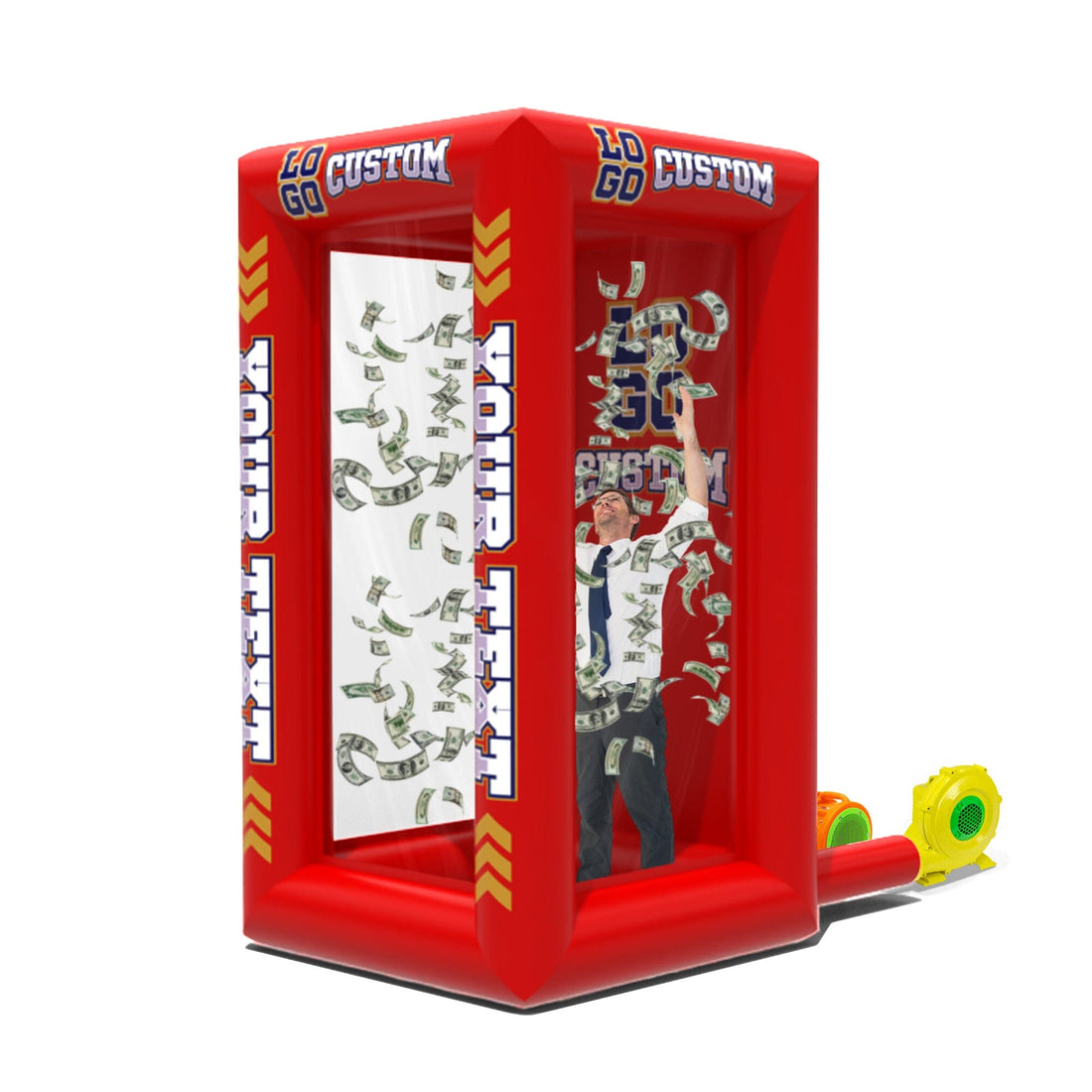 Custom Inflatable Cash Grab Machine – LookOurWay
