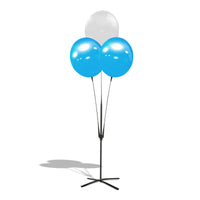 White and Blue Reusable Vinyl Balloon Cluster Kit 10M8011108
