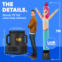 Mermaid Air Dancers® Inflatable Tube Man 6ft