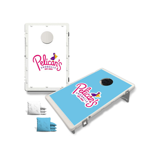 Pelican's Snoballs Plastic Cornhole Board 