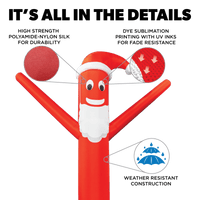 Santa Disguise Air Dancers® Inflatable Tube Man 