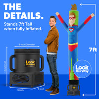 Superhero Air Dancers® Inflatable Tube Man 6ft