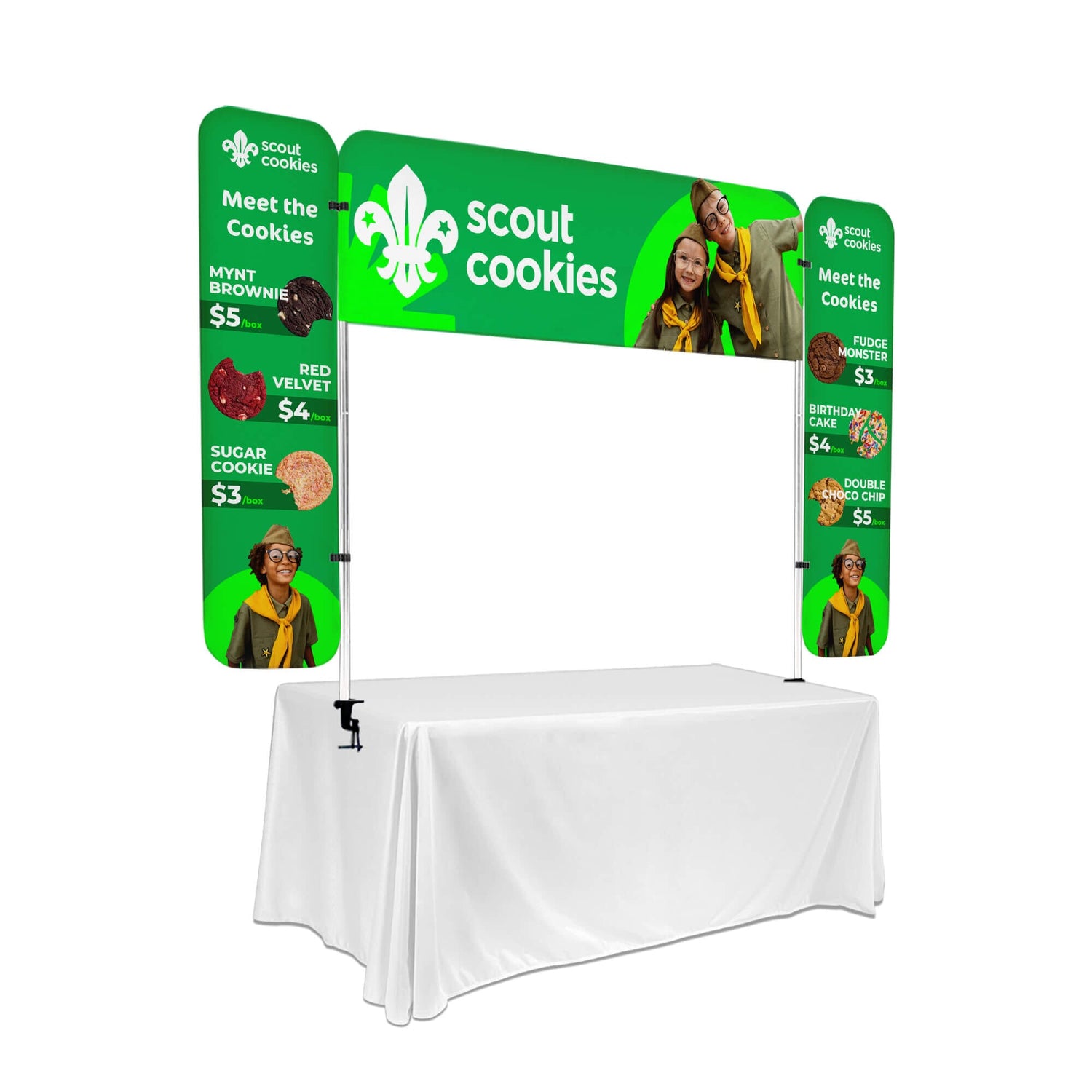 Custom Table Top Banner Display – LookOurWay