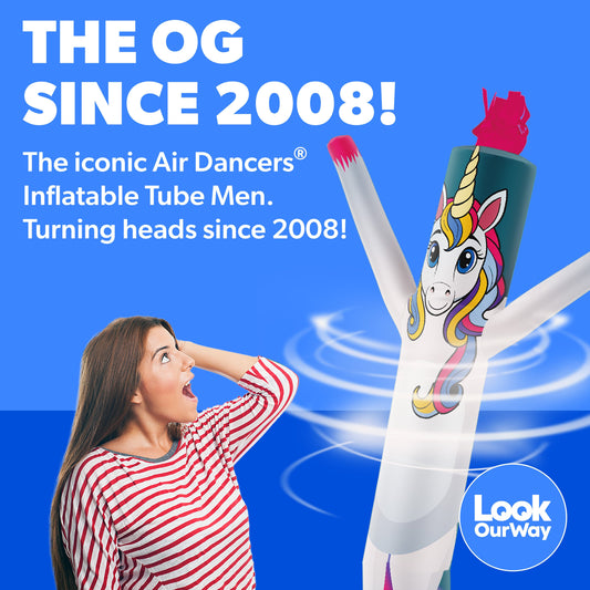Unicorn Air Dancers® Inflatable Tube Man 6ft