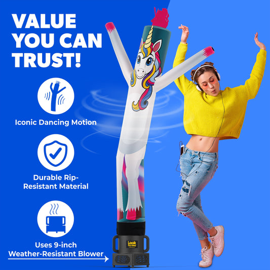 Unicorn Air Dancers® Inflatable Tube Man 6ft