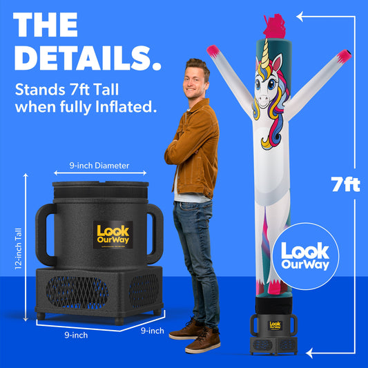 Unicorn Air Dancers® Inflatable Tube Man 6ft