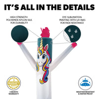 Unicorn Air Dancers® Inflatable Tube Man 6ft