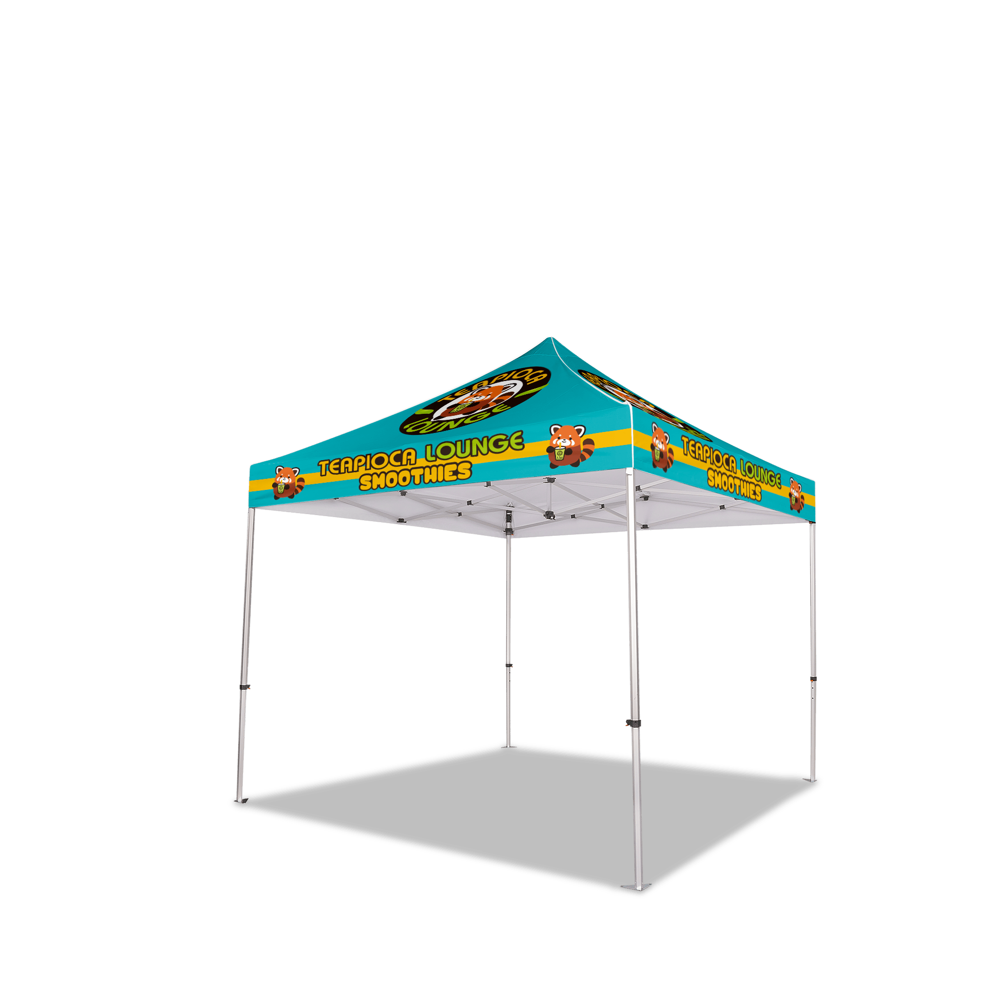 Custom Canopy Tent with Back Wall & Table Cover