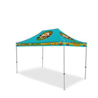 Custom Canopy Tent with Back Wall & Table Cover