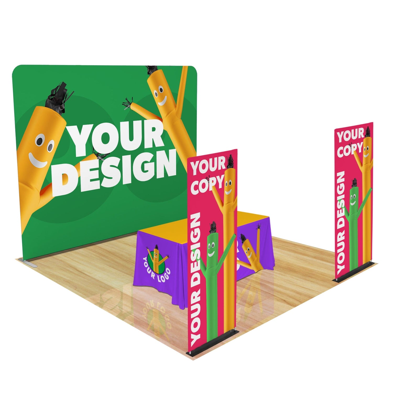 Complete Set (With Hardware) / 2 Banners / 6ft Throw