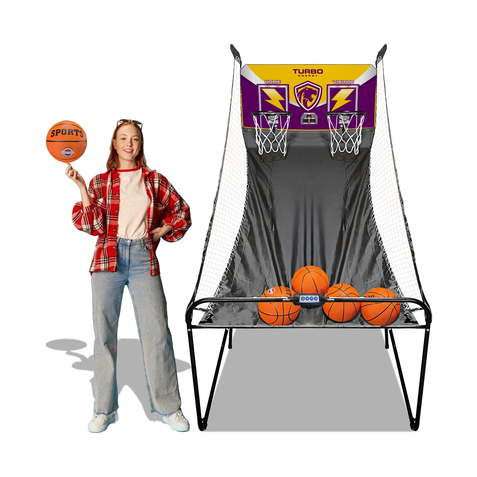 Custom Dual Hoop Arcade Basketball Game