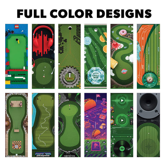 Custom Putting Mat - Mini Golf Game Set