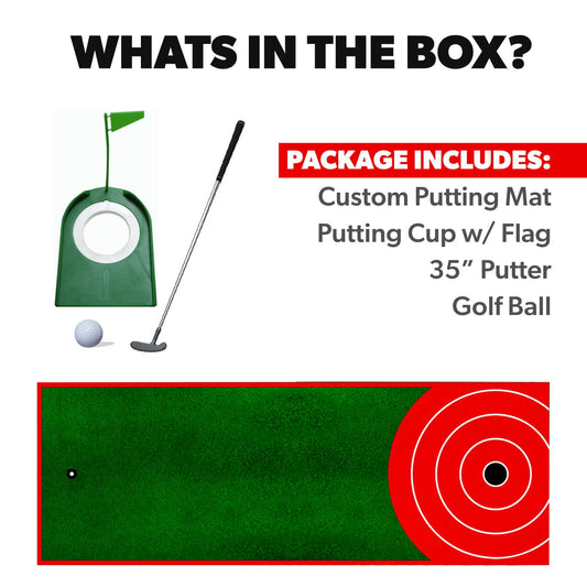 Custom Putting Mat - Mini Golf Game Set