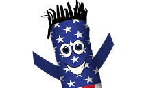 Desktop Air Dancers® Tube Man Set
