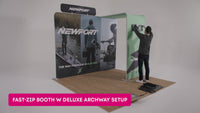 10ft FastZip™ Deluxe Archway Trade Show Booth Package