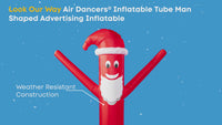 6ft Air Dancers® "Santa Disguise" Lawn Inflatable