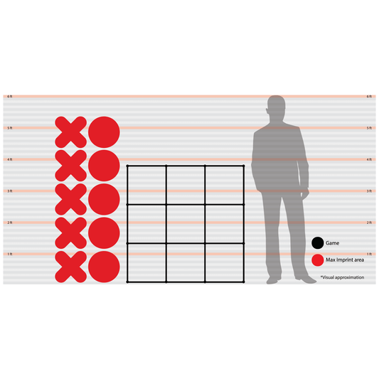 Giant Custom Tic-Tac-Toe Promotional Game