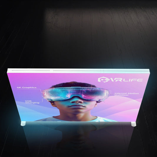 10ft SEG backlit trade show display, low view