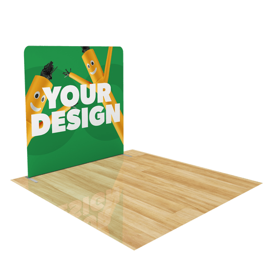 8ft Custom Trade Show Display with Table Cover