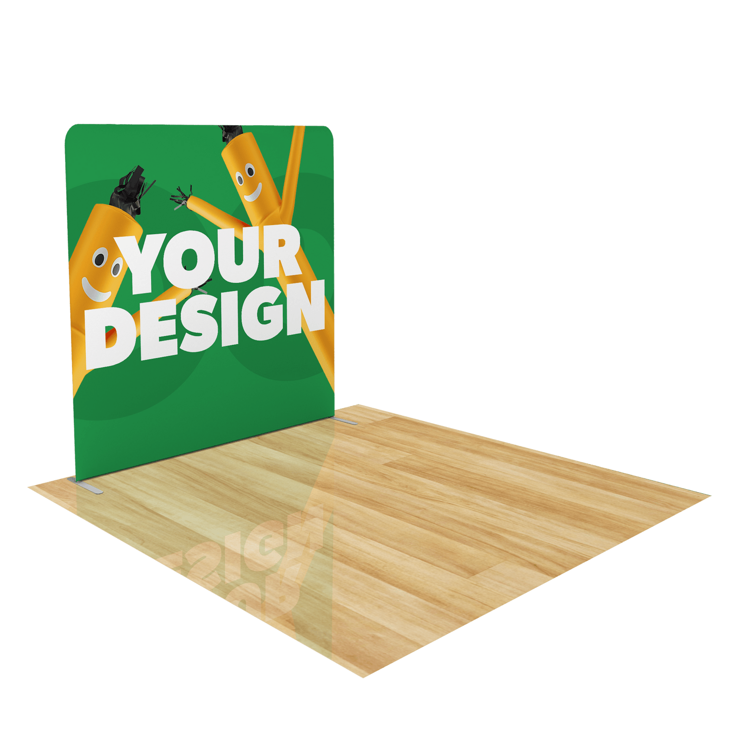 8ft Custom Trade Show Display with Table Cover