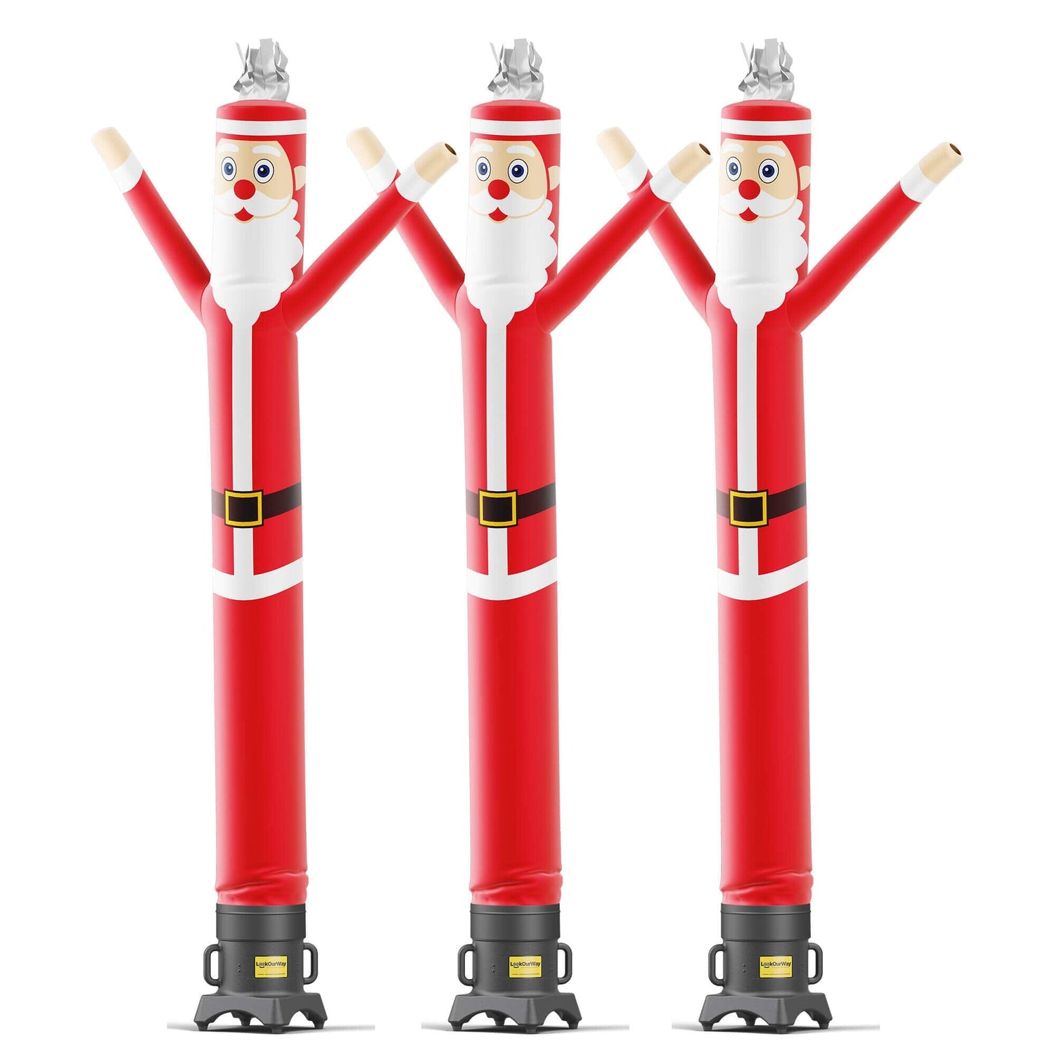Santa Claus Air Dancers® Inflatable Tube Man 10M0120050x3