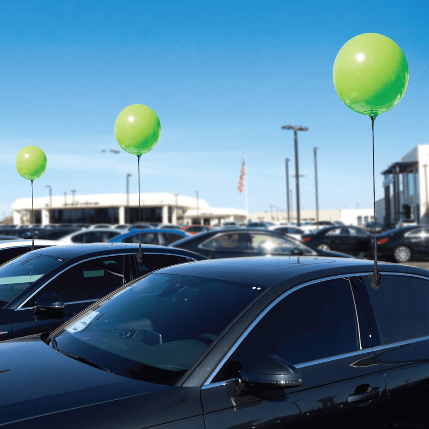 Reusable Vinyl Balloon Adjustable Car Window Kit 