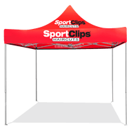 Sport Clips 10ft x 10ft Red Canopy Tent 
