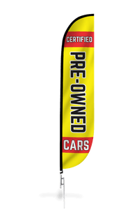 Certified Pre-Owned Feather Flag 