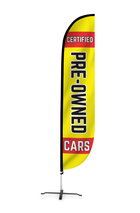 Certified Pre-Owned Feather Flag 