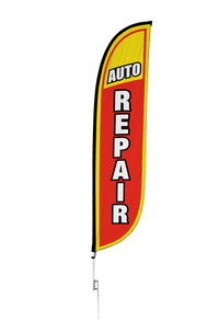 Auto Repair Feather Flag 