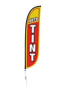 Auto Tint Feather Flag 