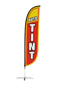 Auto Tint Feather Flag 