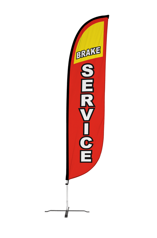 Brake Service Feather Flag