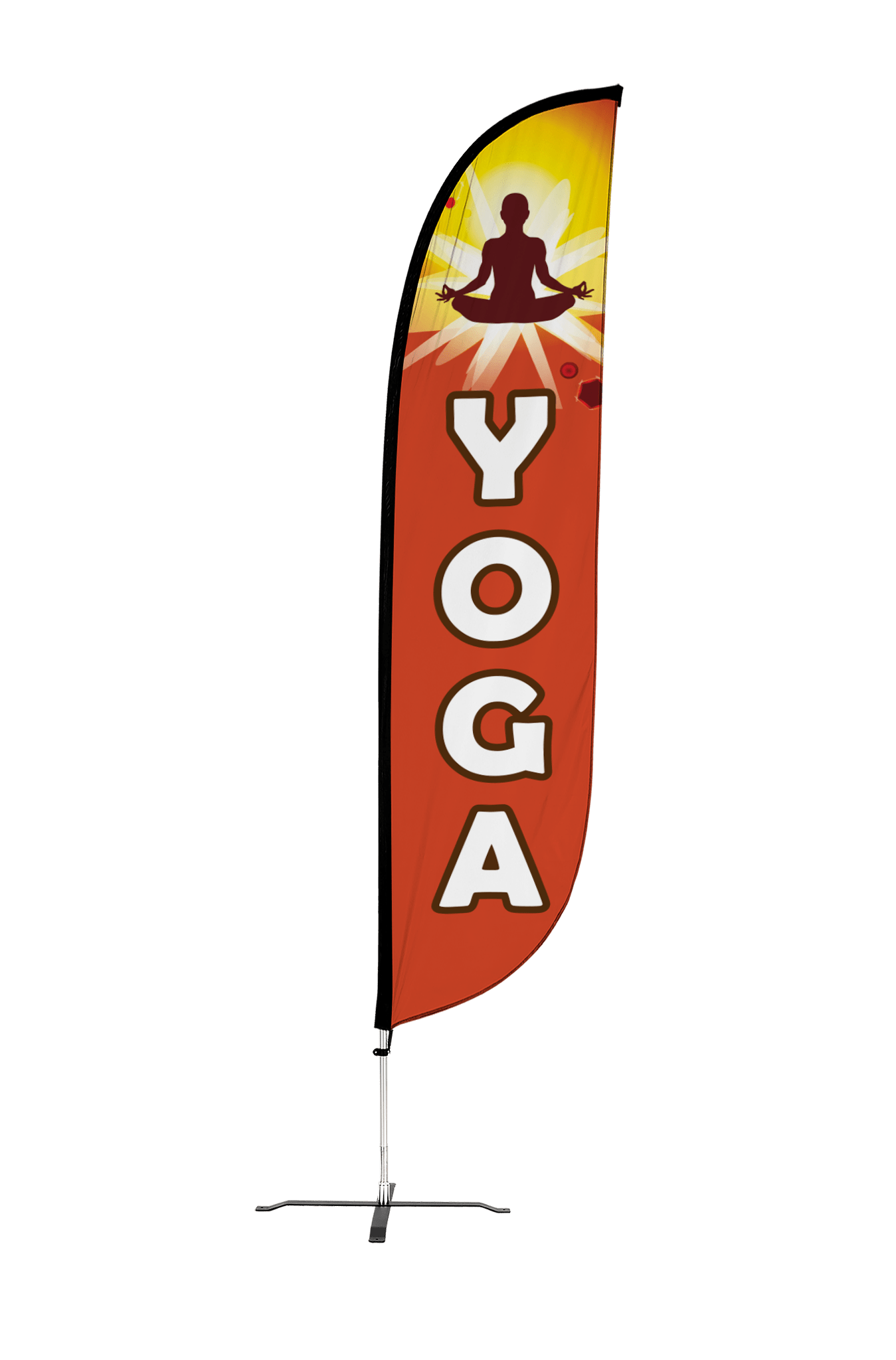 Yoga Feather Flag Red 