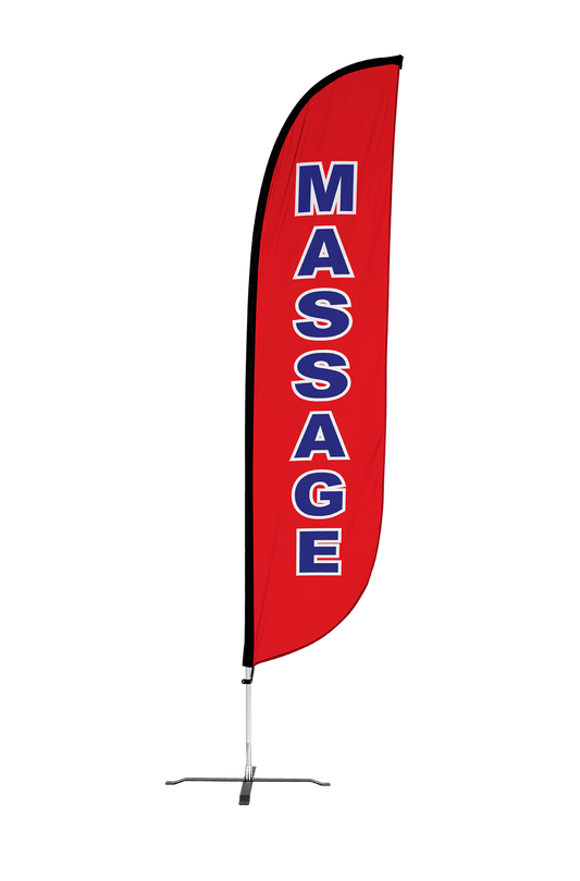 Massage Feather Flag 